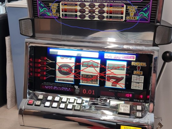 IGT Slot Machine, Triple Double  Diamond, Einarmiger Bandit